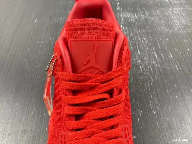 Reps LUCY Jordan 4 AQ3559-600 Flyknit Red Retro 0426
